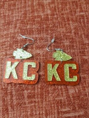 Red Or Glitter KC Earrings